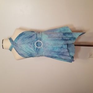 Water colored Dance Costume